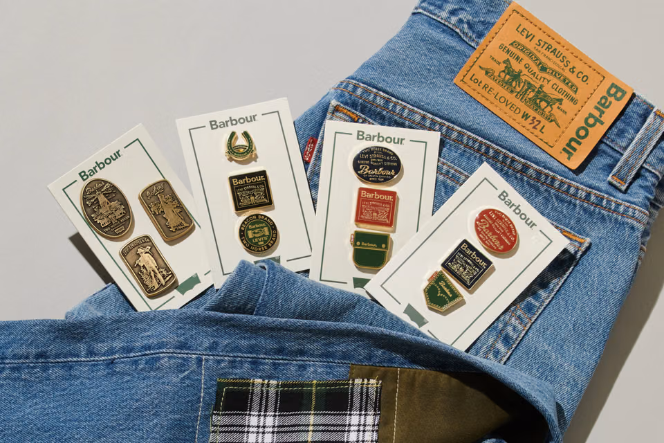 jeans re-loved - ilustrasi berita Levi’s x Barbour Ubah 501 Vintage Menjadi Jeans Re-Loved Berbahan Wax
