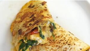 omelet keju wrap - ilustrasi berita Omelet Keju Wrap: Alternatif Sarapan Bergaya Kafe yang Praktis