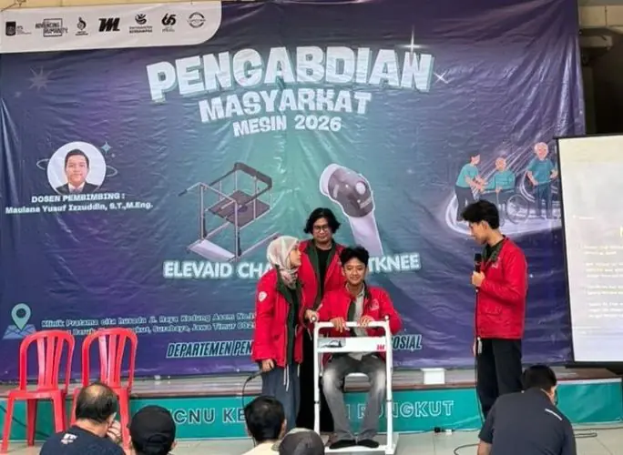 penyangga lutut - ilustrasi berita Penyangga Lutut dan Kursi Pintar, Tim ITS Kembangkan Solusi untuk Lansia